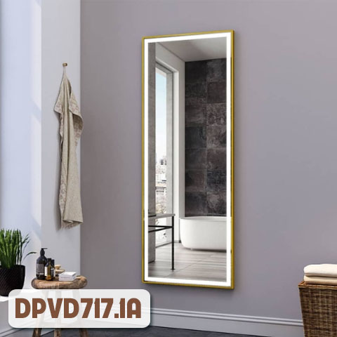 Kính soi toàn thân khung inox mạ PVD - DPVD717.1A