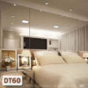 Gương ghép dán tường phòng ngủ DT60