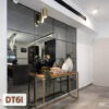 Gương ghép dán tường phòng khách DT61
