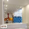 Gương ghép dán tường cho phòng khách DT75