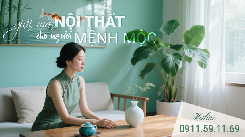 Giải mã nội thất cho người mệnh Mộc