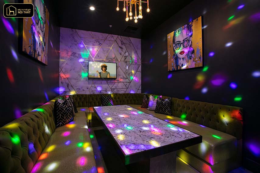 Thiết kế nội thất phòng Karaoke