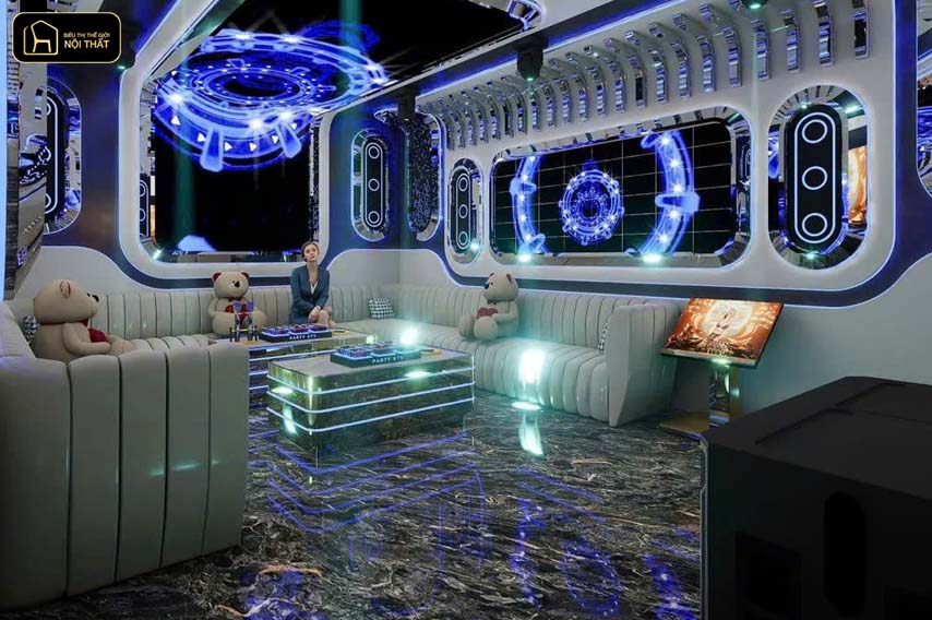 Thiết kế nội thất phòng Karaoke
