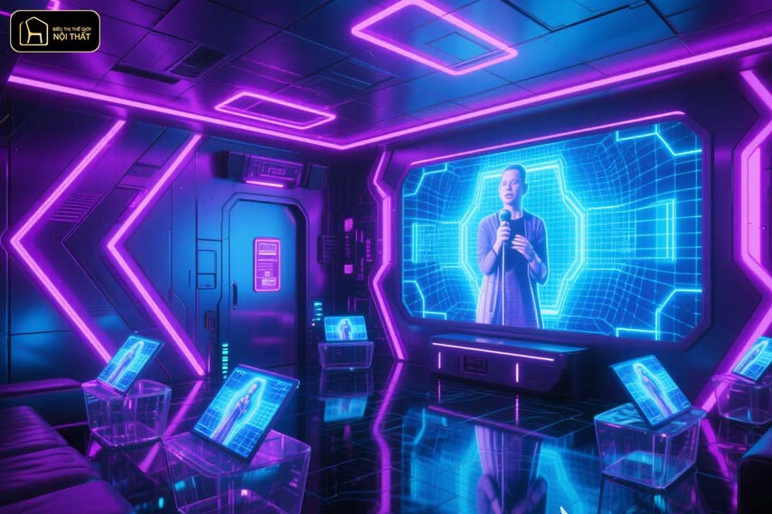 Thiết kế nội thất phòng Karaoke