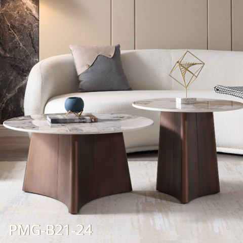 Bộ bàn trà màu đồng đỏ B21-24
