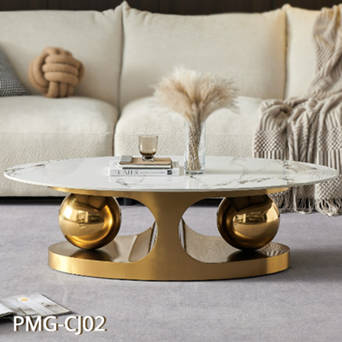 Bàn trà quả cầu đôi CJ02