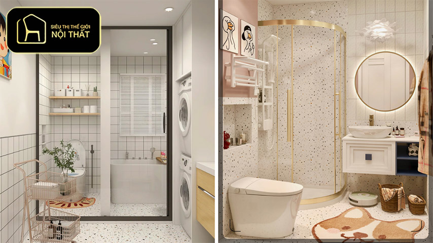 Mẫu thiết kế nhà vệ sinh và nhà tắm riêng - Thiết kế nhỏ gọn cho không gian hạn chế