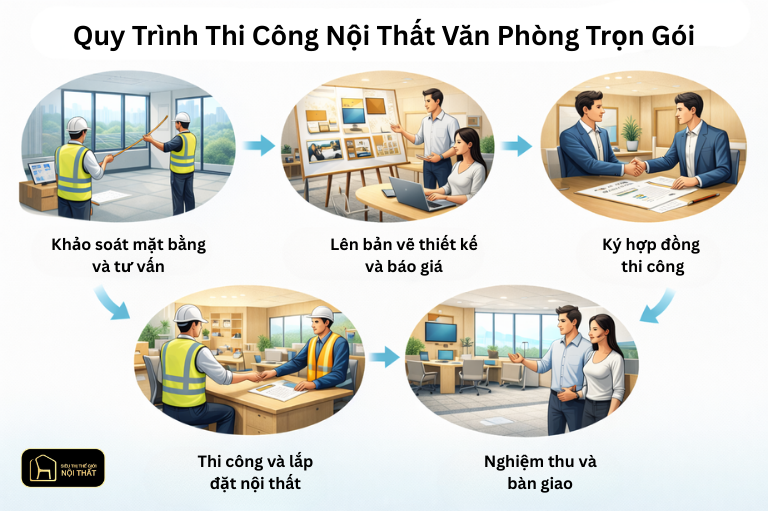 Thi Công Nội Thất Văn Phòng