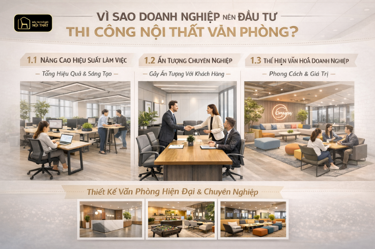Thi Công Nội Thất Văn Phòng