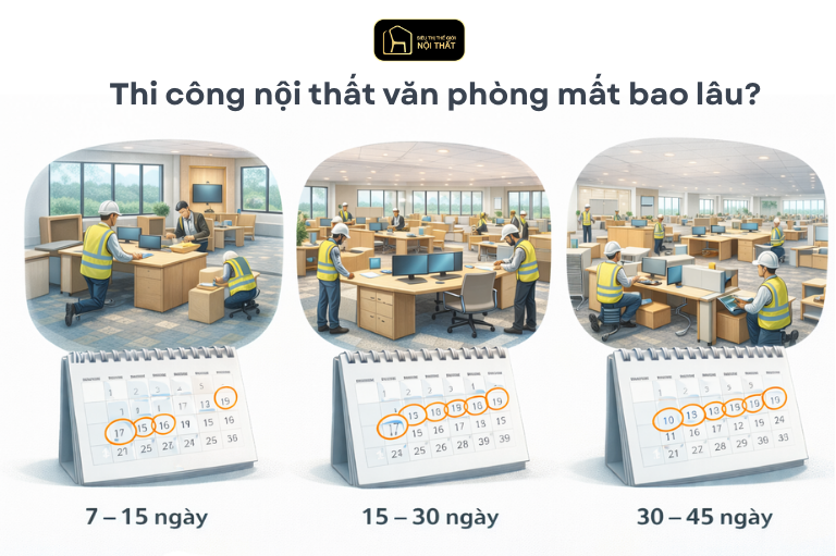 Thi Công Nội Thất Văn Phòng