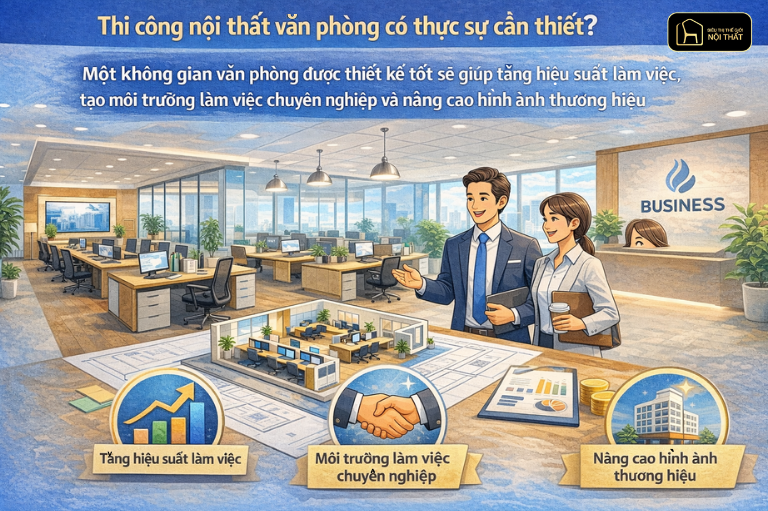 Thi Công Nội Thất Văn Phòng