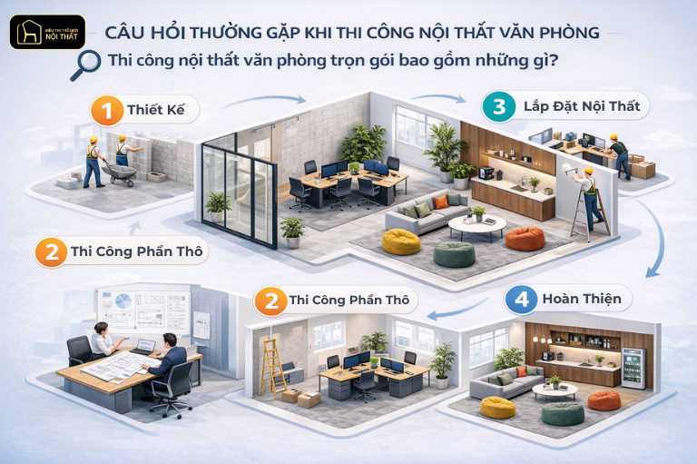Thi Công Nội Thất Văn Phòng