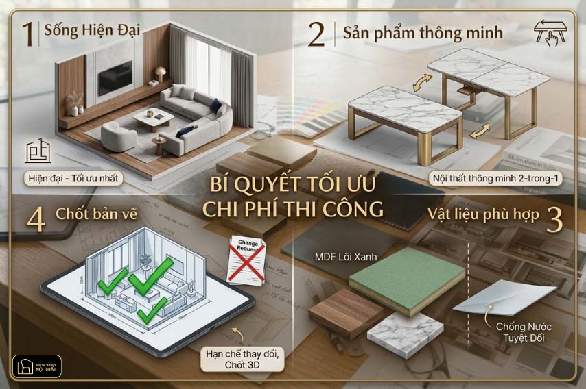 Thi công nội thất chung cư