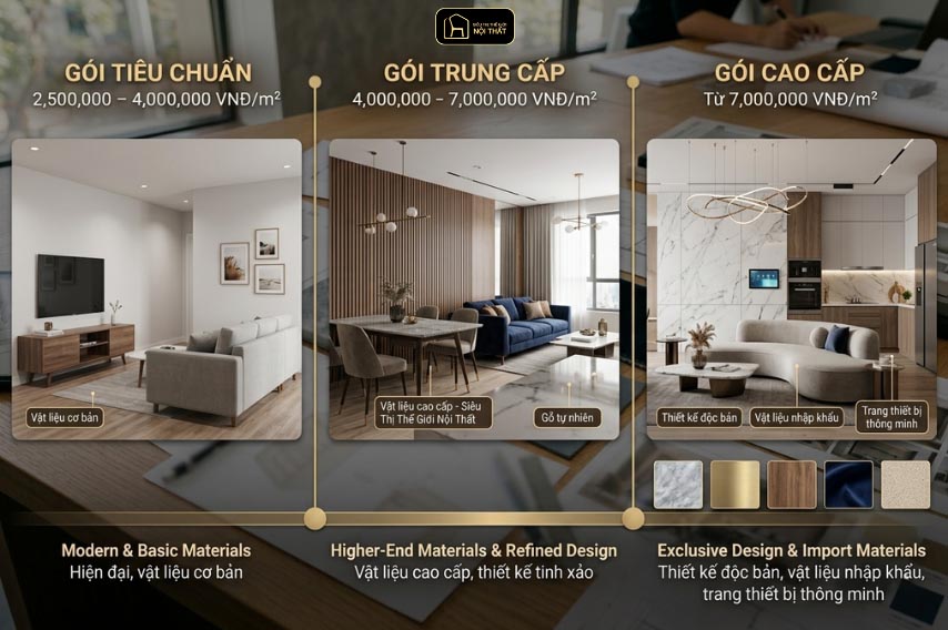 Thi công nội thất chung cư
