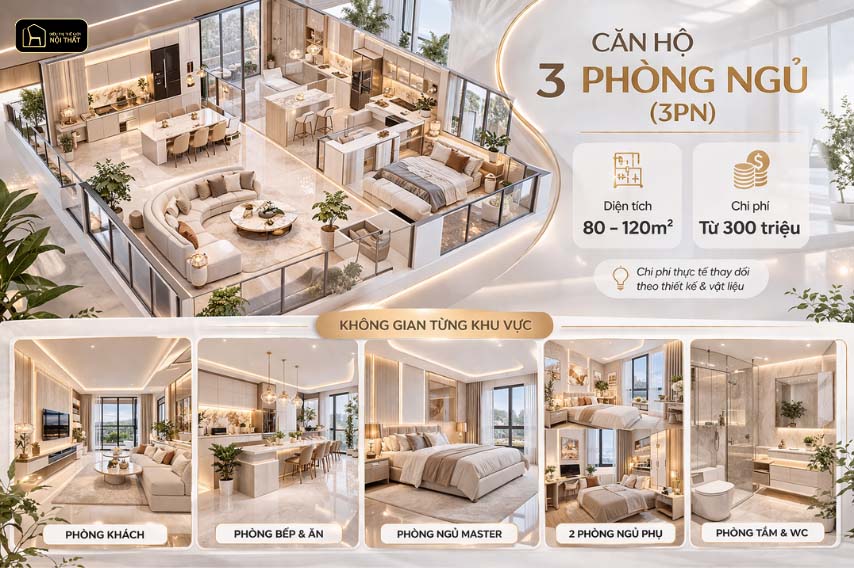 Thi công nội thất căn hộ