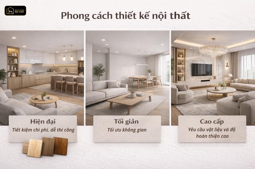 Thi công nội thất căn hộ