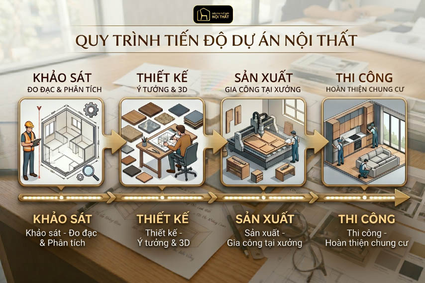 Thi công nội thất chung cư